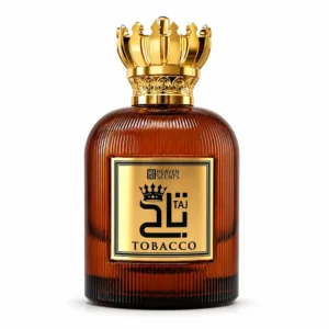 عطر تاج توباكو من هيفن سنتس بغطاء التاج الذهبي
